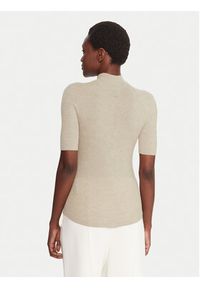 BOSS Golf Faleri 50542885 Beżowy Regular Fit. Typ kołnierza: golf. Kolor: beżowy. Materiał: wełna #3