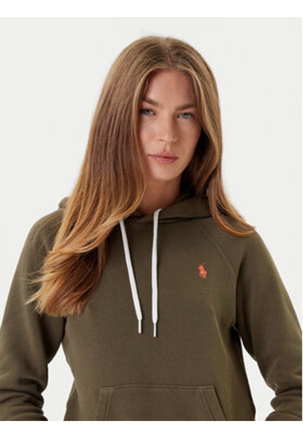 Polo Ralph Lauren Bluza 211943007014 Zielony Relaxed Fit. Typ kołnierza: polo. Kolor: zielony. Materiał: bawełna