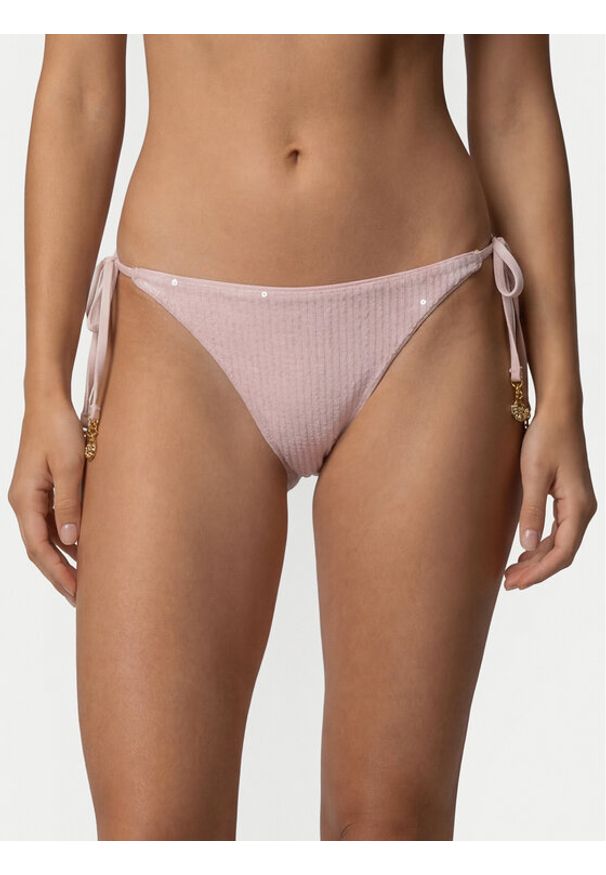 Guess Dół od bikini E6GO04 KBMV0 Różowy jasny. Kolor: różowy. Materiał: syntetyk