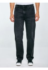 Big-Star - Jeansy męskie loose czarne Zack 912. Okazja: na co dzień. Stan: podwyższony. Kolor: czarny. Wzór: gładki. Styl: elegancki, casual, klasyczny