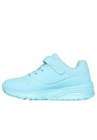 skechers - Buty do chodzenia dla dzieci Skechers Uno Lite. Kolor: niebieski. Materiał: materiał, syntetyk, tkanina. Szerokość cholewki: normalna. Sport: turystyka piesza