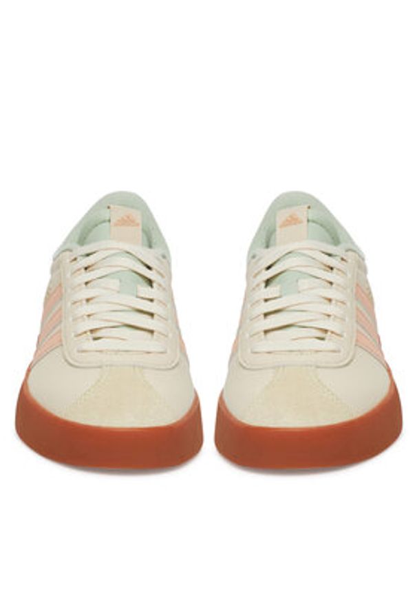 Adidas - adidas Sneakersy VL COURT 3.0 JP5348 Beżowy. Kolor: beżowy. Materiał: syntetyk, materiał