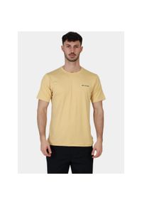 columbia - Koszulka sportowa męska Columbia Tech Trail II. Kolor: żółty, czarny, wielokolorowy. Długość rękawa: krótki rękaw. Długość: krótkie. Sport: turystyka piesza #1