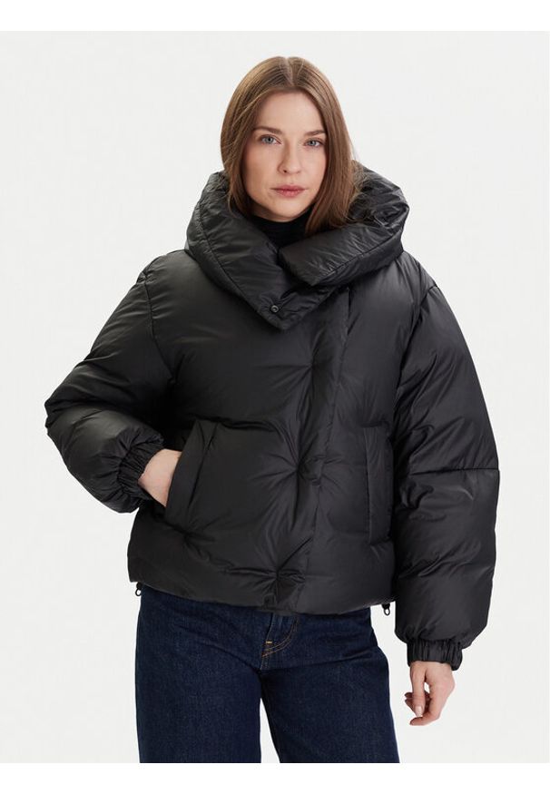 Marc O'Polo Denim Kurtka puchowa 500 0006 533 Czarny Regular Fit. Typ kołnierza: polo. Kolor: czarny. Materiał: syntetyk