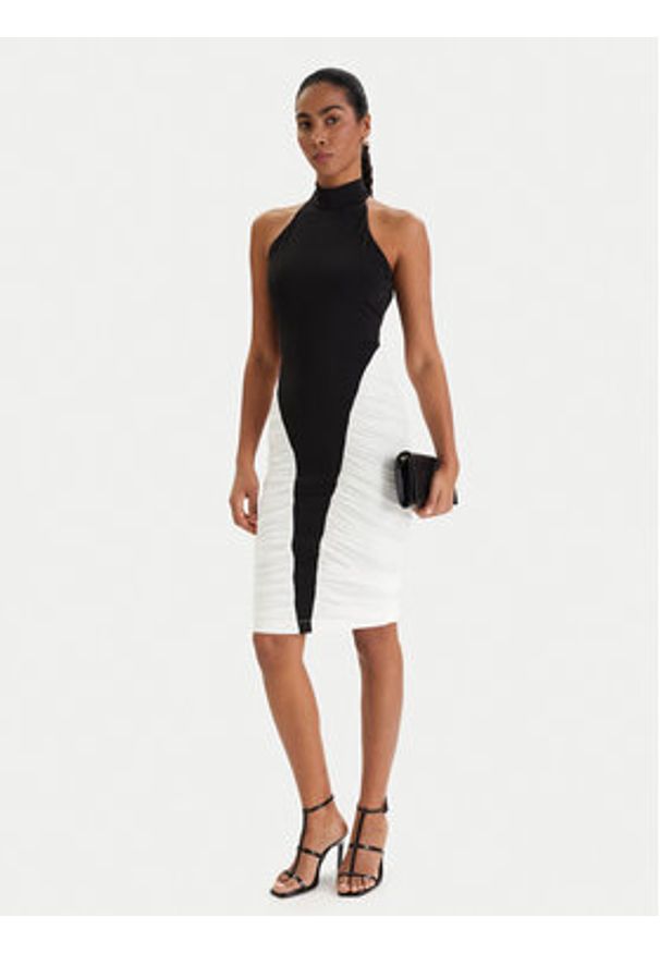 BARDOT - Bardot Sukienka koktajlowa Amani 60168DB Czarny Slim Fit. Kolor: czarny. Styl: wizytowy