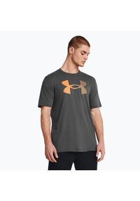 Koszulka treningowa męska Under Armour Big Logo Fill. Kolor: szary. Sport: fitness