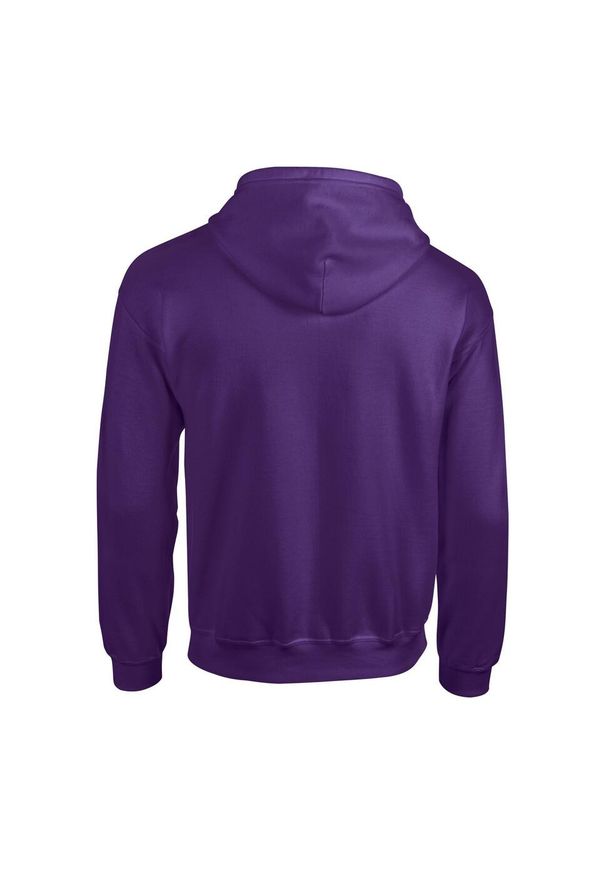 GILDAN - Bluza Z Kapturem Dla Dorosłych Unisex Heavy Blend Full Zip. Typ kołnierza: kaptur. Kolor: fioletowy