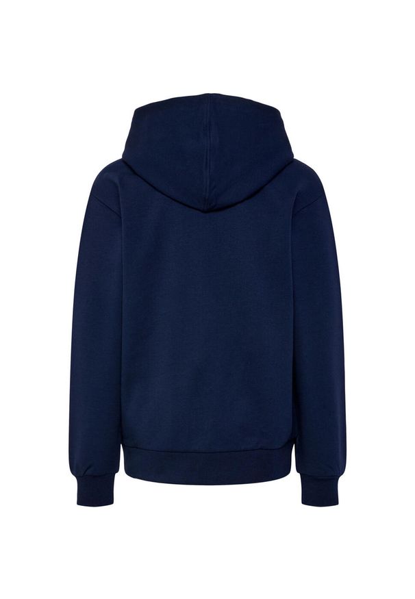 Dziecięca bluza dresowa z kapturem Hummel hmlAtlas. Typ kołnierza: kaptur. Kolor: wielokolorowy, niebieski, czarny. Materiał: dresówka