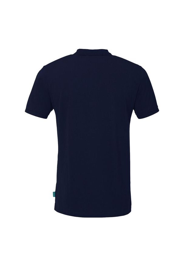 KEMPA - Koszulka polo dla dzieci Kempa Prime. Typ kołnierza: polo. Kolor: niebieski, czarny, biały, wielokolorowy. Wzór: haft, napisy. Styl: sportowy