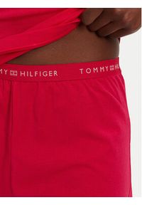 TOMMY HILFIGER - Tommy Hilfiger Piżama UW0UW05890 Różowy Regular Fit. Kolor: różowy. Materiał: bawełna