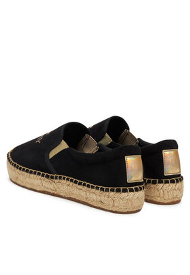 Replay - REPLAY Espadryle GWF22 .000.C0086T Czarny. Kolor: czarny. Materiał: materiał