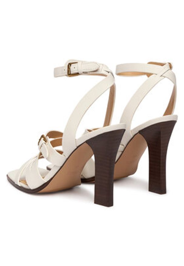 Guess Sandały FLJRAD LEA03 Kremowy. Kolor: kremowy. Materiał: skóra