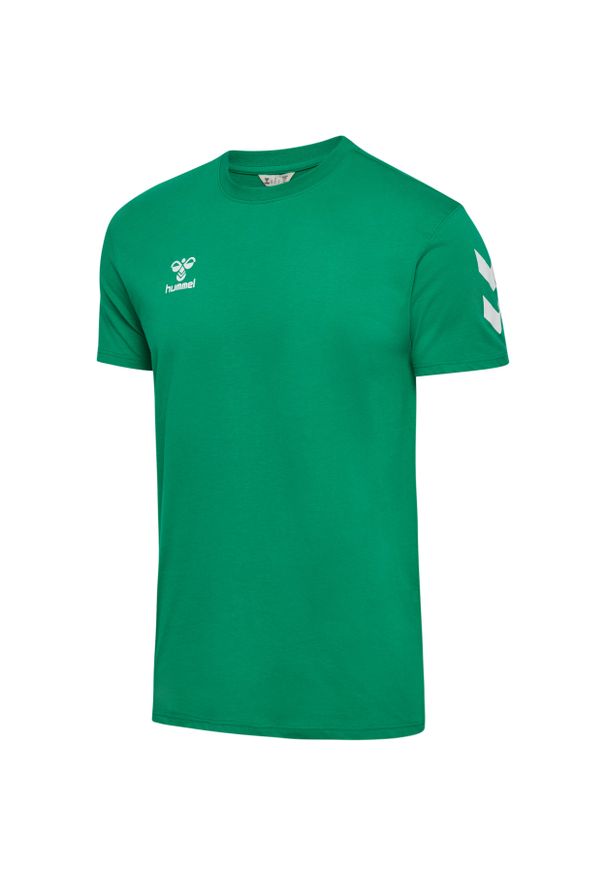 Koszulka Hummel Go 2.0 Chevron. Kolor: zielony