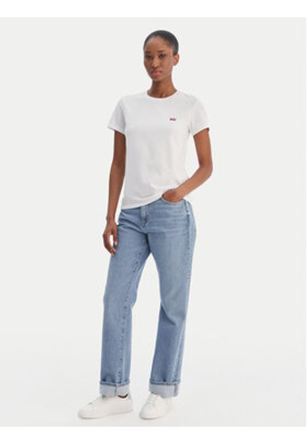 Levi's® T-Shirt Perfect Tee 39185-0006 Biały Regular Fit. Kolor: biały. Materiał: bawełna