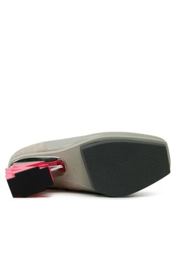 United Nude Botki Glam Square 1075079816 Biały. Kolor: biały. Materiał: skóra