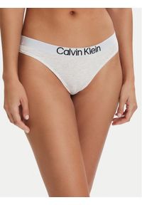 Calvin Klein Underwear Stringi LV00QD5292 Szary. Kolor: szary. Materiał: bawełna #1