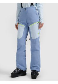 4f - 4F Spodnie narciarskie membrana 15000 damskie - granatowe S. Kolor: niebieski. Materiał: materiał. Technologia: Thinsulate. Wzór: gładki. Sezon: zima. Sport: narciarstwo #2
