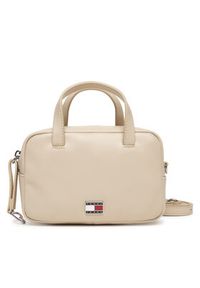Tommy Jeans Torebka Tjw City Trunk Crossover AW0AW18084 Beżowy. Kolor: beżowy. Materiał: skórzane #5
