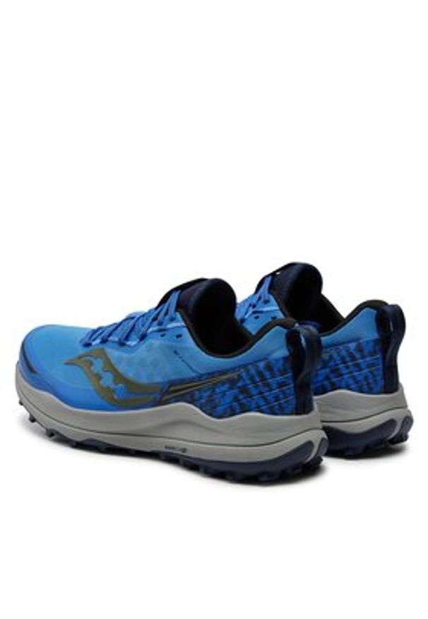 Saucony Buty do biegania Xodus Ultra 2 S20843-30 Niebieski. Kolor: niebieski. Materiał: materiał