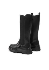 TwinSet - TWINSET Kozaki Chelsea 242GCJ S Czarny. Kolor: czarny. Materiał: skóra #3