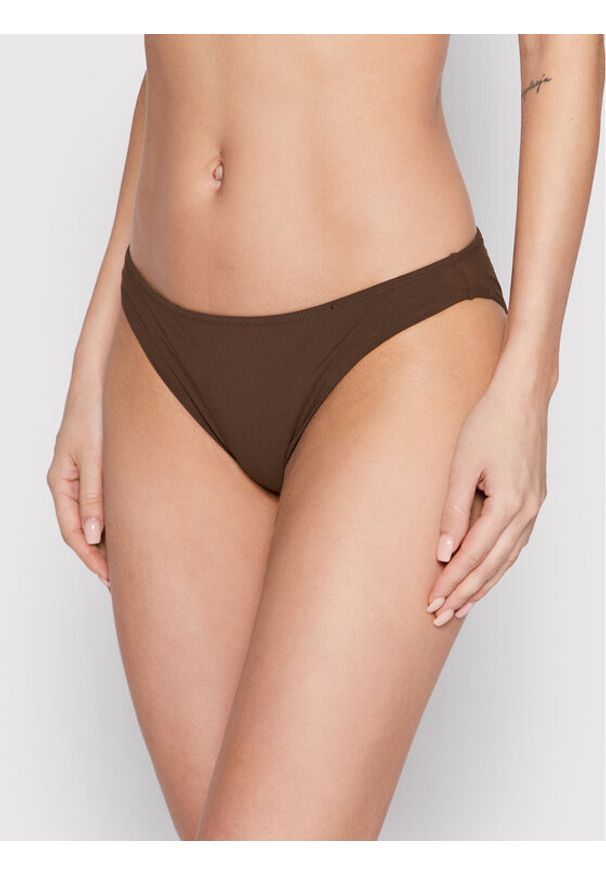 Etam Dół od bikini Essentielle 6524576 Brązowy. Kolor: brązowy. Materiał: syntetyk