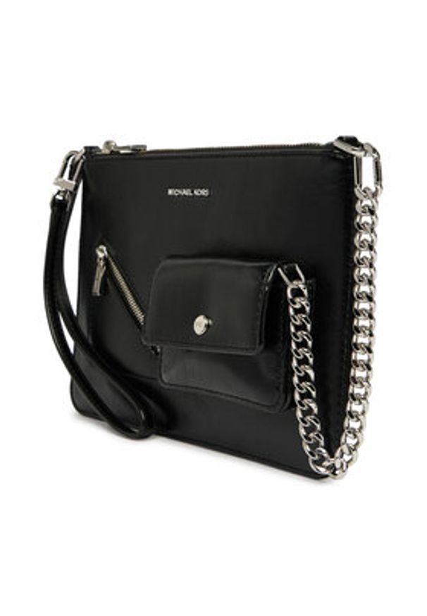 MICHAEL Michael Kors Torebka Jet Set 32S6SJ6F6L Czarny. Kolor: czarny. Materiał: skórzane