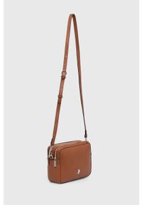 U.S. Polo Assn. torebka kolor brązowy. Kolor: brązowy. Rodzaj torebki: na ramię #2