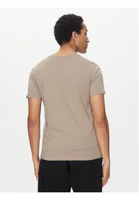 Alpha Industries T-Shirt Basic 100501 Beżowy Regular Fit. Kolor: beżowy. Materiał: bawełna #5