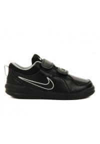 Buty Nike Pico 4 Jr 454500-001 czarne. Zapięcie: rzepy. Kolor: czarny. Materiał: materiał, skóra, guma. Szerokość cholewki: normalna