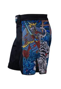 GROUND GAME - Spodenki do MMA męskie Ground Game Yokai 3.0. Kolor: czarny, wielokolorowy