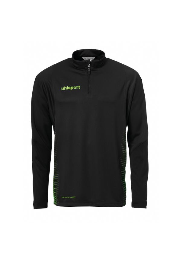 UHLSPORT - Kurtka dziecięca Uhlsport Score 1/4 Zip. Kolor: wielokolorowy, czarny, zielony. Sport: tenis, piłka nożna