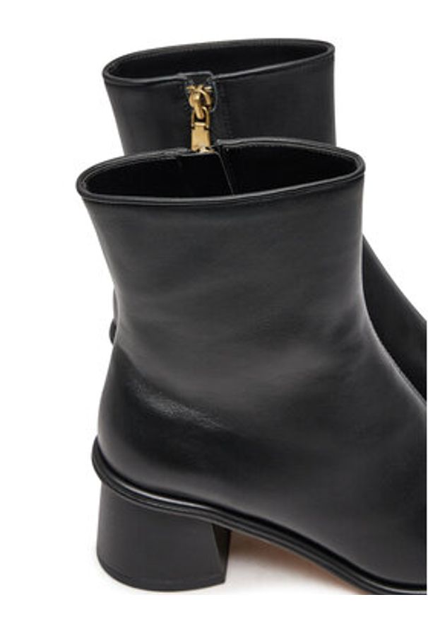 Coach Botki Gigi Bootie CX017 Czarny. Kolor: czarny. Materiał: skóra