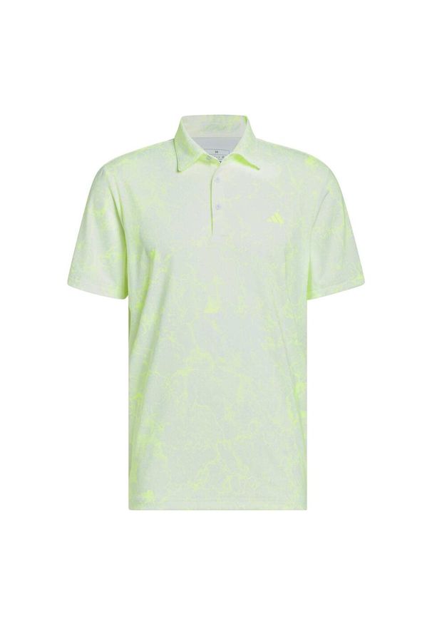 Adidas - Koszulka polo Ultimate365 Print. Typ kołnierza: polo. Kolor: biały. Materiał: materiał. Wzór: nadruk. Styl: sportowy