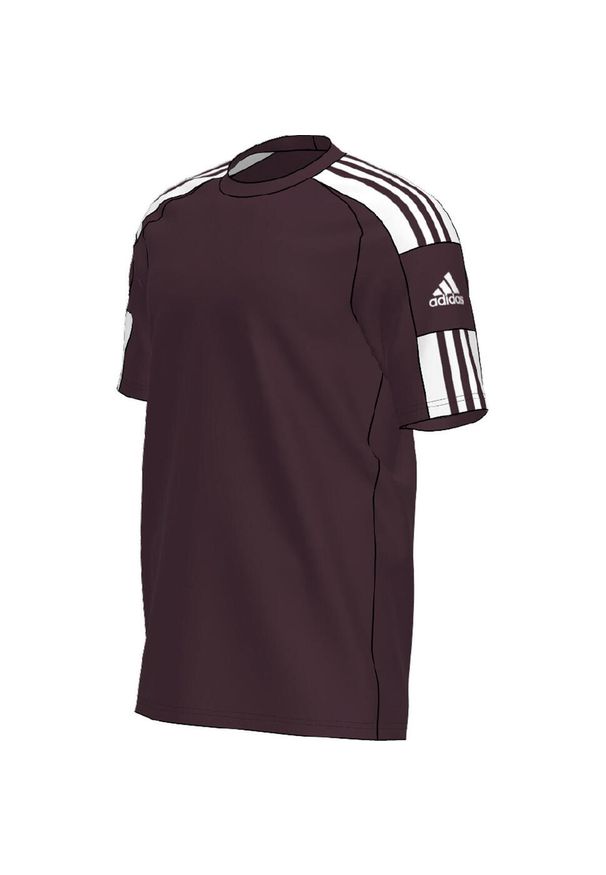Adidas - Koszulka piłkarska dla dzieci adidas Squadra 21 Jersey. Kolor: biały, czerwony, wielokolorowy, brązowy. Materiał: jersey. Sport: piłka nożna