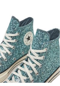 Converse Trampki Chuck 70 Glitter Hi A10097C 486 Niebieski. Kolor: niebieski. Materiał: materiał #6