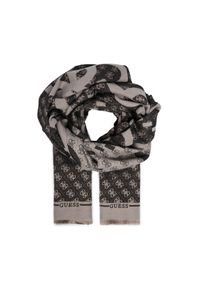 Guess Szalik AM9442 POL03 Czarny. Kolor: czarny. Materiał: materiał