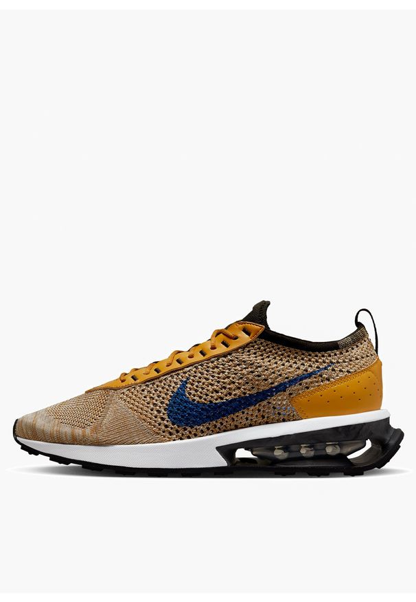 Buty do biegania męskie Nike Air Max Flyknit Racer. Okazja: na co dzień, do pracy, na spacer. Kolor: brązowy. Model: Nike Air Max. Sport: turystyka piesza