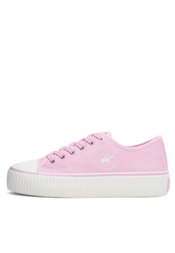 Beverly Hills Polo Club Trampki W-BHPC027M Różowy. Kolor: różowy. Materiał: materiał