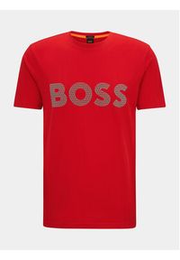 Boss T-Shirt TeeBOSSRete 50495719 Czerwony Regular Fit. Kolor: czerwony. Materiał: bawełna #3