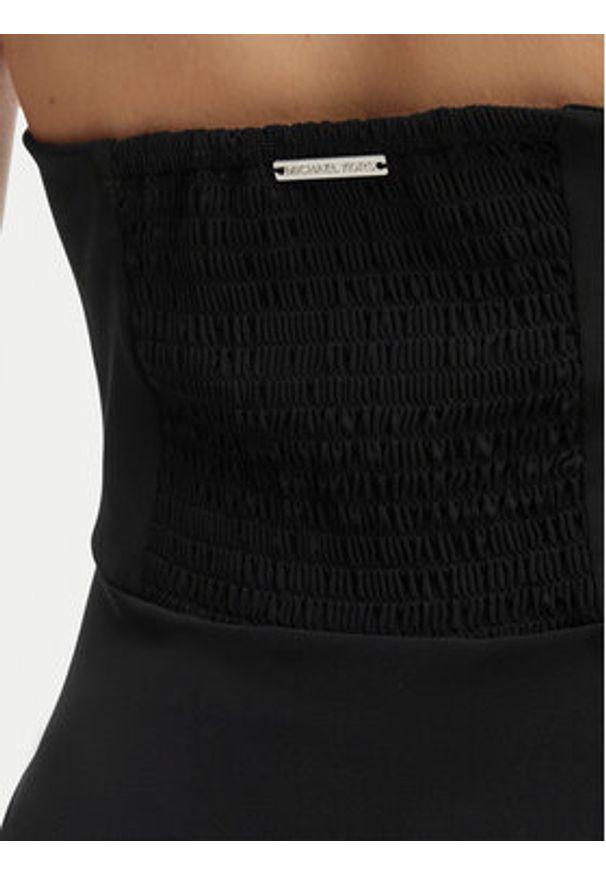 MICHAEL Michael Kors Sukienka koktajlowa MS683COH6J Czarny Slim Fit. Kolor: czarny. Materiał: syntetyk. Styl: wizytowy