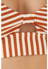 Protest dwuczęściowy strój kąpielowy kolor brązowy lekko usztywniona miseczka. Kolor: brązowy. Materiał: dzianina #3