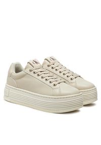 Calvin Klein Sneakersy Bold Platf Low Oh Mg Lth YW0YW01589 Écru. Materiał: skóra #6