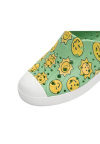 Native Shoes - Buty miejskie młodzieżowe NATIVE JEFFERSON SUGARLITE PRINT BIG KID. Okazja: na co dzień. Kolor: zielony. Wzór: nadruk