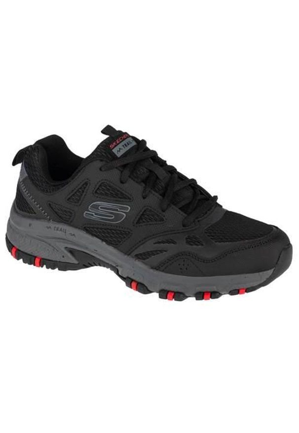 skechers - Buty trekkingowe męskie Skechers Hillcrest. Zapięcie: sznurówki. Kolor: czarny. Materiał: materiał, skóra. Szerokość cholewki: normalna. Sport: turystyka piesza