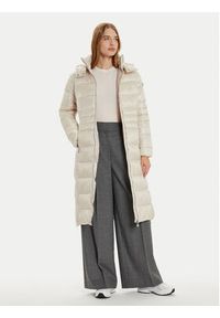 Frieda & Freddies Płaszcz zimowy 3880A Écru Regular Fit. Materiał: syntetyk. Sezon: zima