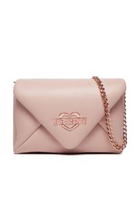 Love Moschino - LOVE MOSCHINO Torebka JC4349PP0LKT0601 Różowy. Kolor: różowy. Materiał: skórzane