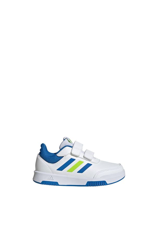 Adidas - Tensaur Hook and Loop Shoes. Kolor: niebieski, zielony, biały, wielokolorowy. Materiał: materiał. Sport: turystyka piesza