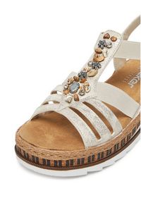 Rieker Sandały V7949-90 Granatowy. Kolor: niebieski. Materiał: syntetyk, materiał #3