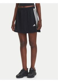 Adidas - adidas Spódnica mini Stadium 3-Stripes Tennis Inspired Jacquard JL7171 Czarny Regular Fit. Kolor: czarny. Materiał: syntetyk