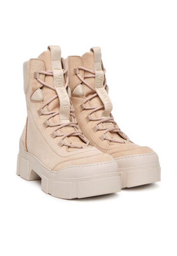 Vic Matié Trzewiki 1H4002D V14BR6BM22 Beżowy. Kolor: beżowy. Materiał: nubuk, skóra